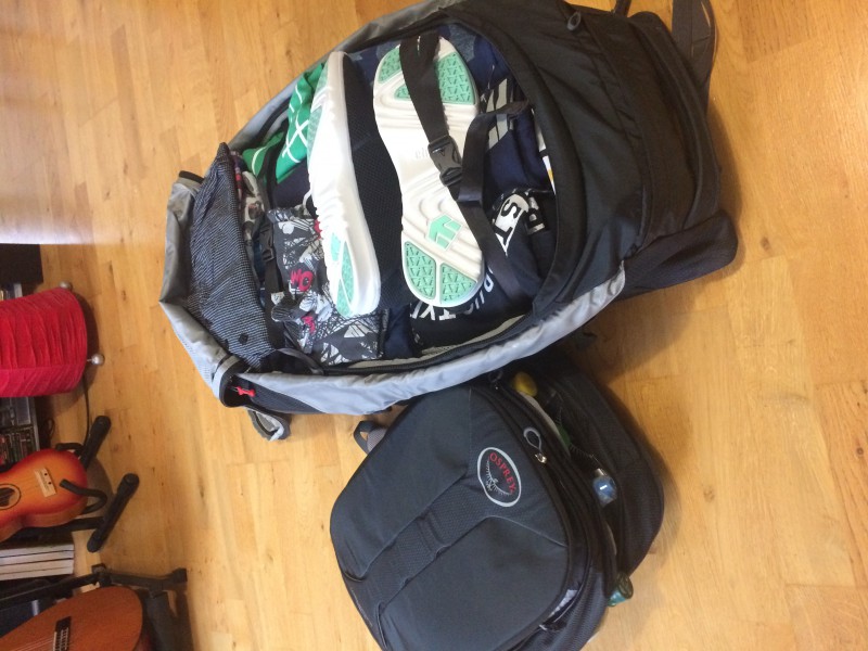 Felix' erster Packversuch