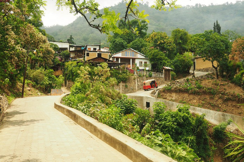 Eines der Bergdörfer