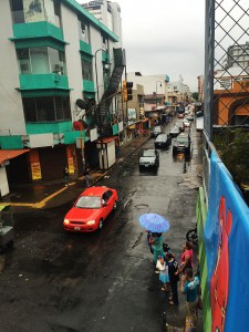 Blick auf die Straße