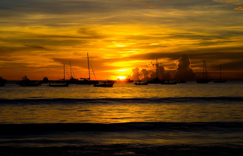 Sonnenuntergang in SJDS