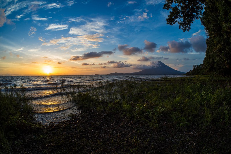 Sonnenuntergang vor unserer Haustür