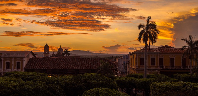 Sonnenuntergang in Granada
