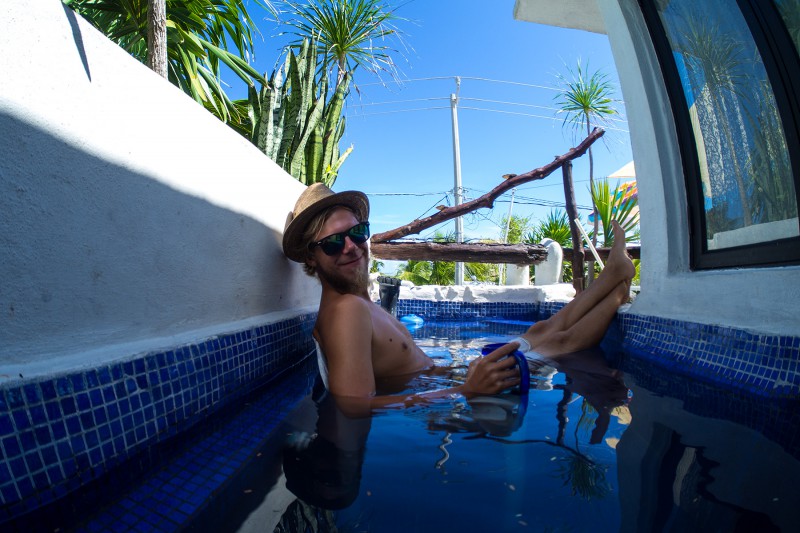 Nichtstun in Puerto Morelos