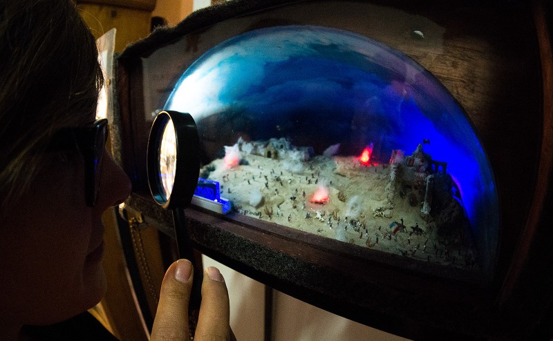 Miniaturversion der Schlacht bei Puebla