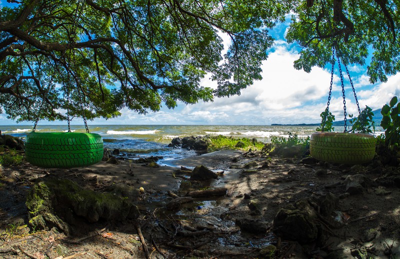 Kreative Schaukel in Santa Domingo